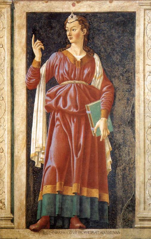 Andrea del Castagno The Cumean Sibyl Germany oil painting art